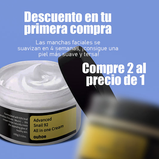 Crema Facial Snail Advanced 92 – Hidratación y Regeneración Profunda